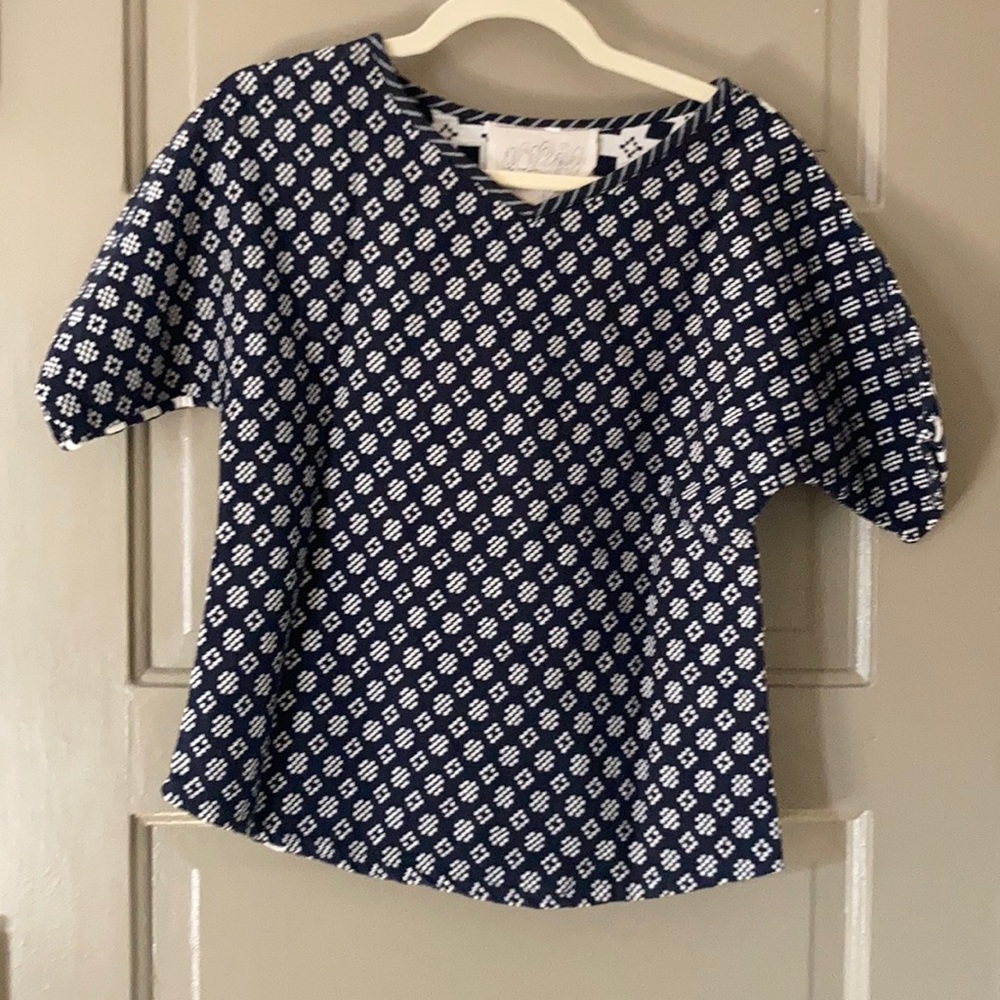 NWT Ace & Jig Slip Tee in Blackstone/Brighton